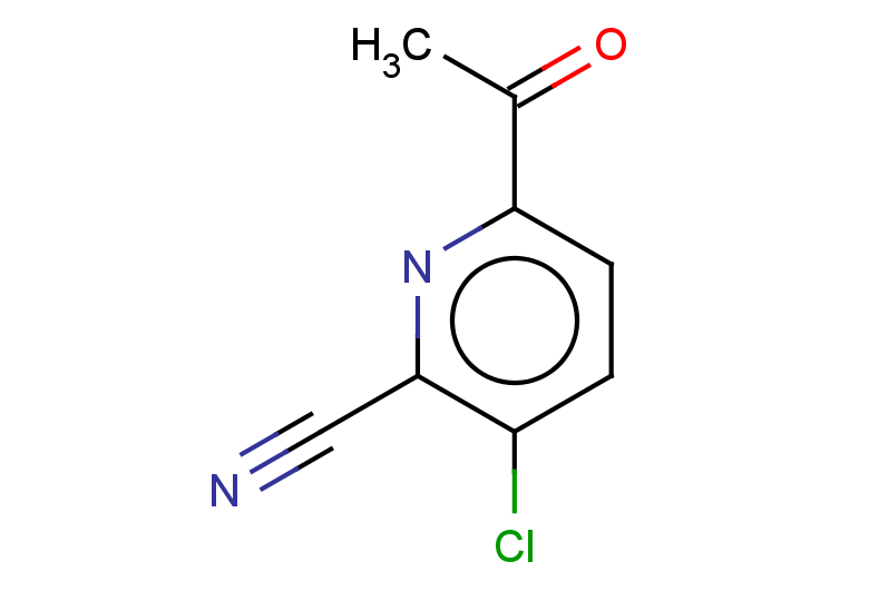 6-acetyl-3-chloropyridine-2-carbonitrile