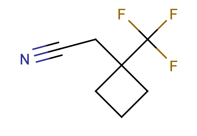 2-[1-(trifluoromethyl)cyclobutyl]acetonitrile