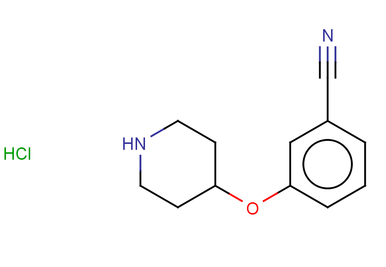 3-(piperidin-4-yloxy)benzonitrile hydrochloride