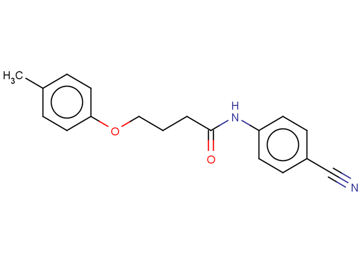 N-(4-cyanophenyl)-4-(4-methylphenoxy)butanamide