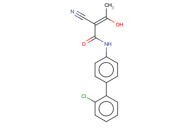 (2Z)-N-{2'-chloro-[1,1'-biphenyl]-4-yl}-2-cyano-3-hydroxybut-2-enamide