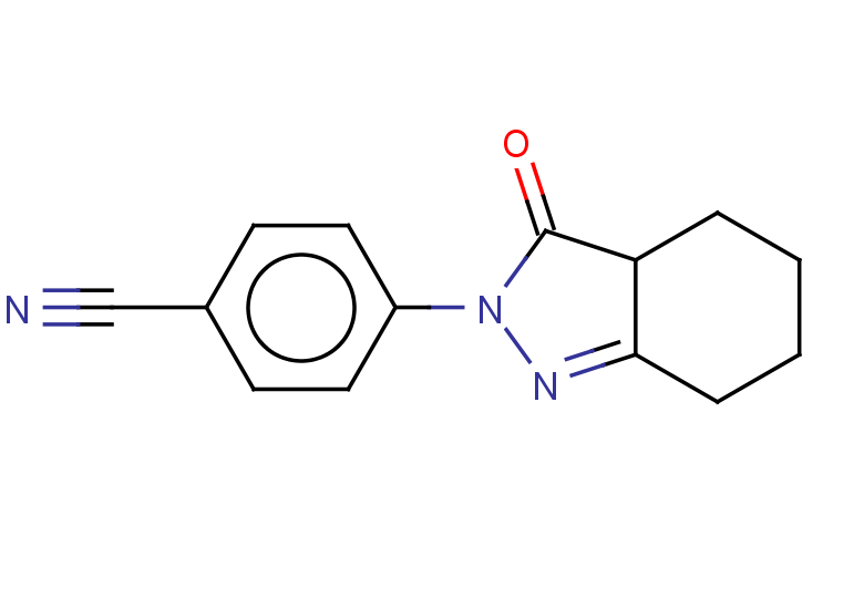 4-(3-oxo-3,3a,4,5,6,7-hexahydro-2H-indazol-2-yl)benzonitrile