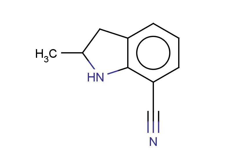 2-methyl-2,3-dihydro-1H-indole-7-carbonitrile