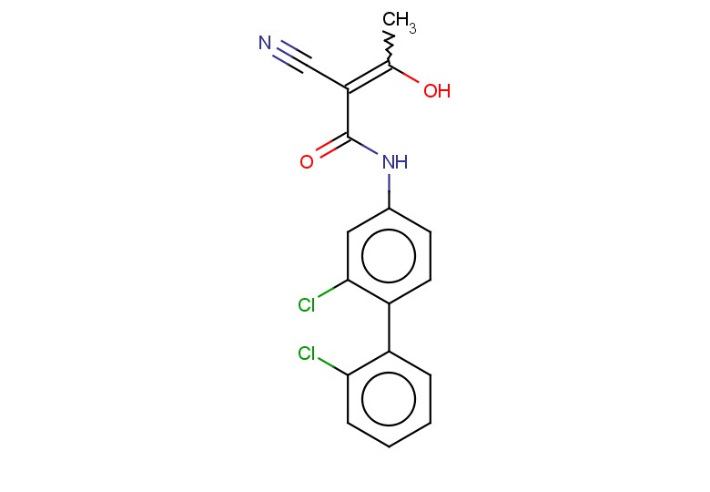 2-cyano-N-{2,2'-dichloro-[1,1'-biphenyl]-4-yl}-3-hydroxybut-2-enamide