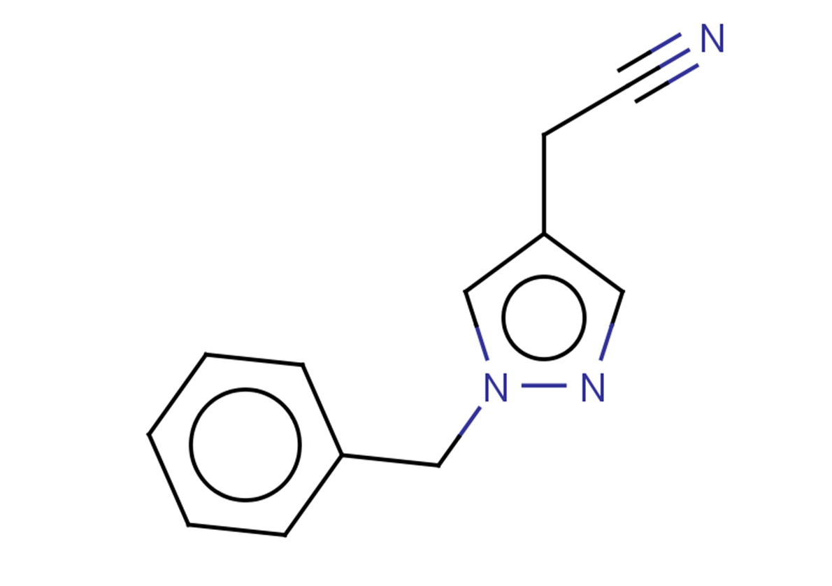 2-(1-benzyl-1H-pyrazol-4-yl)acetonitrile