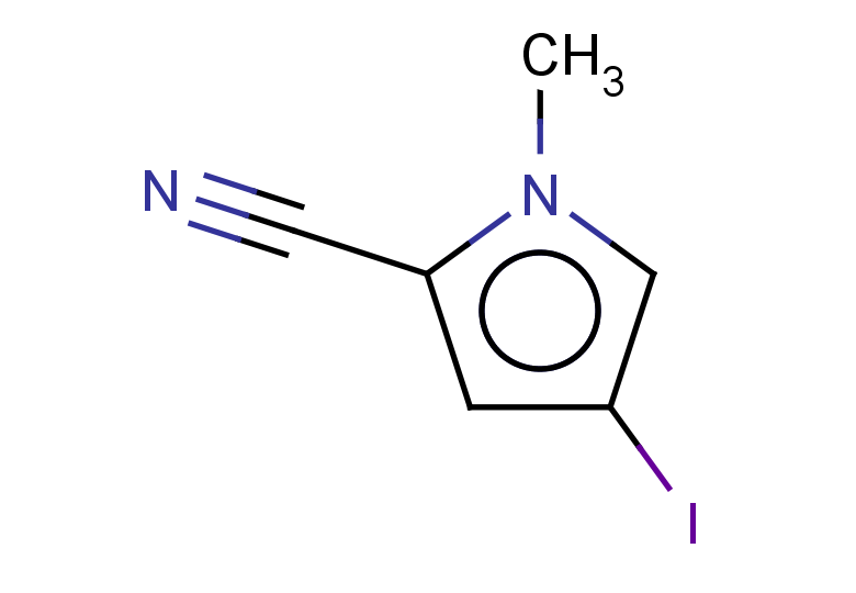 4-iodo-1-methyl-1H-pyrrole-2-carbonitrile