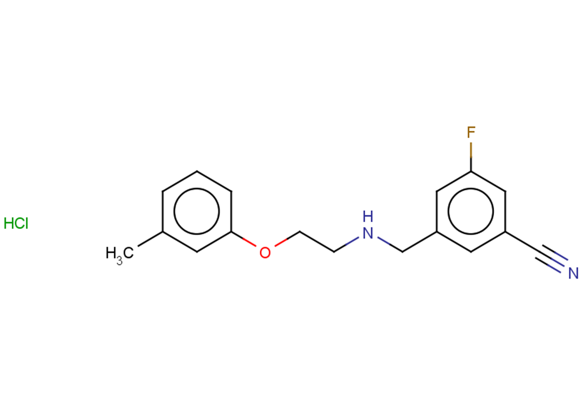 3-fluoro-5-({[2-(3-methylphenoxy)ethyl]amino}methyl)benzonitrile hydrochloride