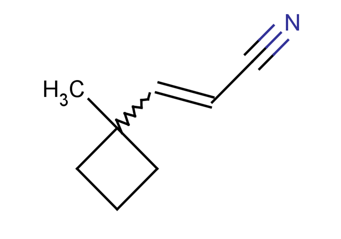 3-(1-methylcyclobutyl)prop-2-enenitrile