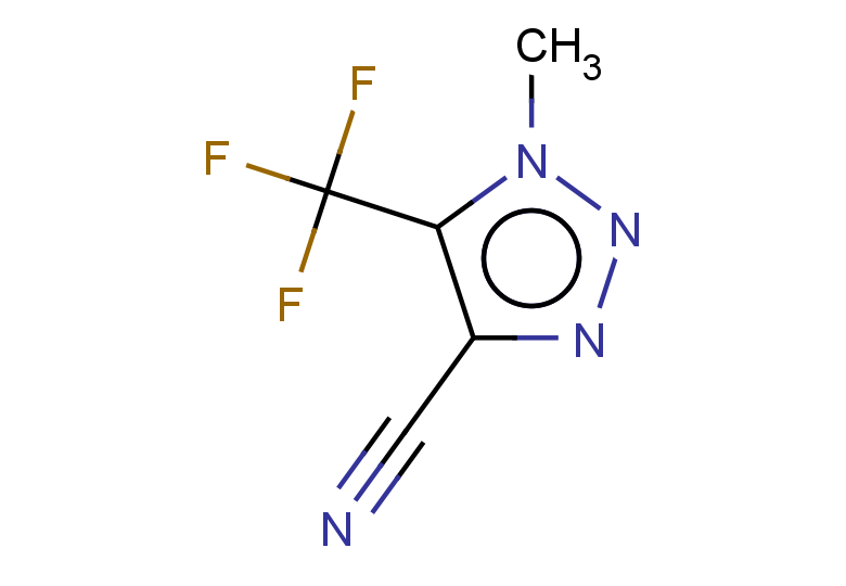 1-methyl-5-(trifluoromethyl)-1H-1,2,3-triazole-4-carbonitrile