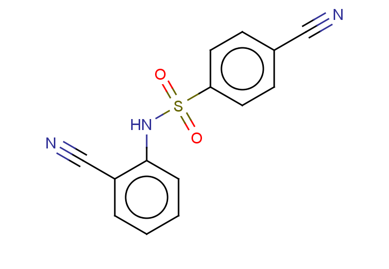 4-cyano-N-(2-cyanophenyl)benzene-1-sulfonamide