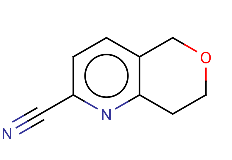 5H,7H,8H-pyrano[4,3-b]pyridine-2-carbonitrile