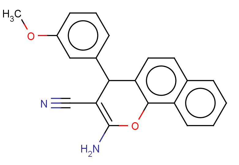 2-amino-4-(3-methoxyphenyl)-4H-benzo[h]chromene-3-carbonitrile