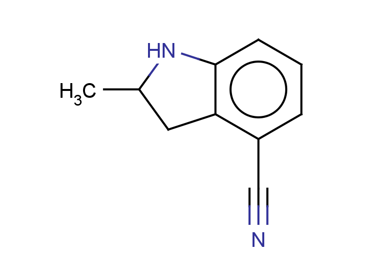 2-methyl-2,3-dihydro-1H-indole-4-carbonitrile
