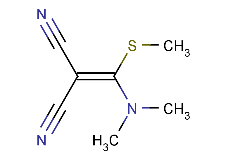 2-[(dimethylamino)(methylsulfanyl)methylidene]propanedinitrile