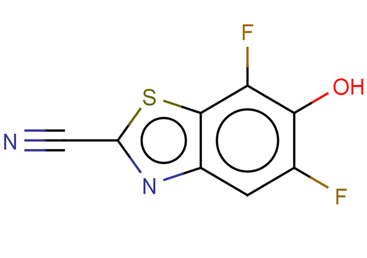 5,7-difluoro-6-hydroxy-1,3-benzothiazole-2-carbonitrile