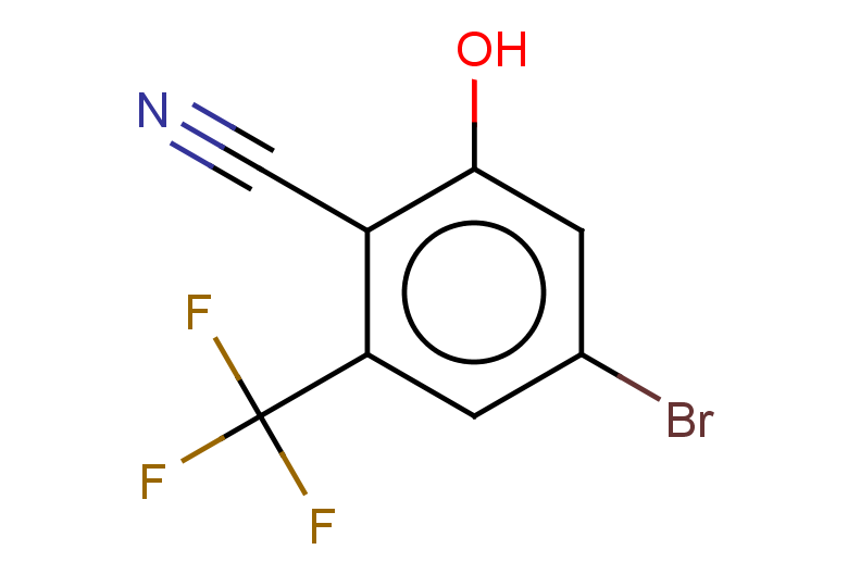 4-bromo-2-hydroxy-6-(trifluoromethyl)benzonitrile