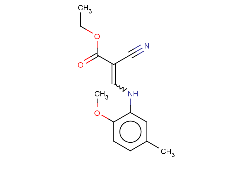 ethyl 2-cyano-3-[(2-methoxy-5-methylphenyl)amino]prop-2-enoate