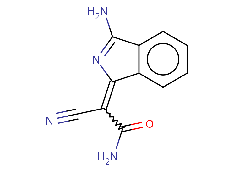 2-(3-amino-1H-isoindol-1-ylidene)-2-cyanoacetamide