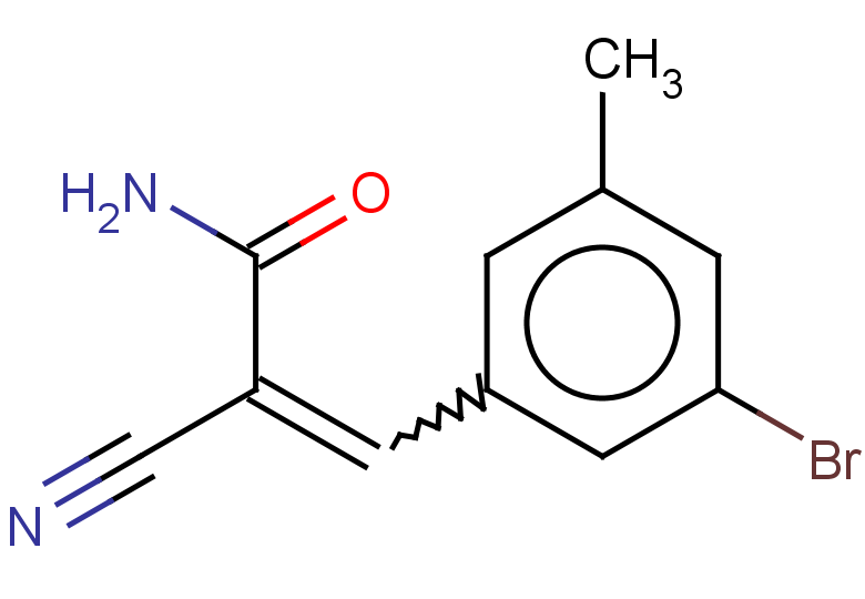 3-(3-bromo-5-methylphenyl)-2-cyanoprop-2-enamide