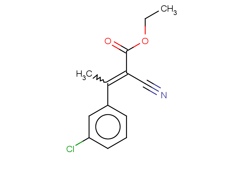 ethyl 3-(3-chlorophenyl)-2-cyanobut-2-enoate