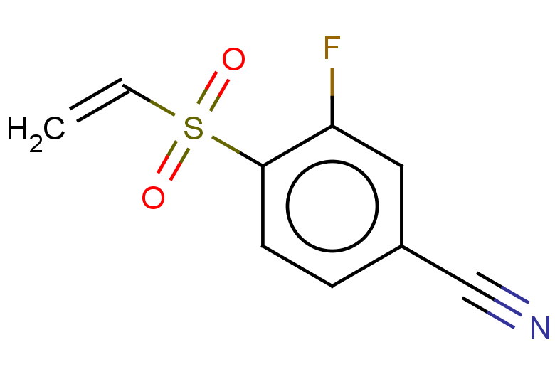 4-(ethenesulfonyl)-3-fluorobenzonitrile