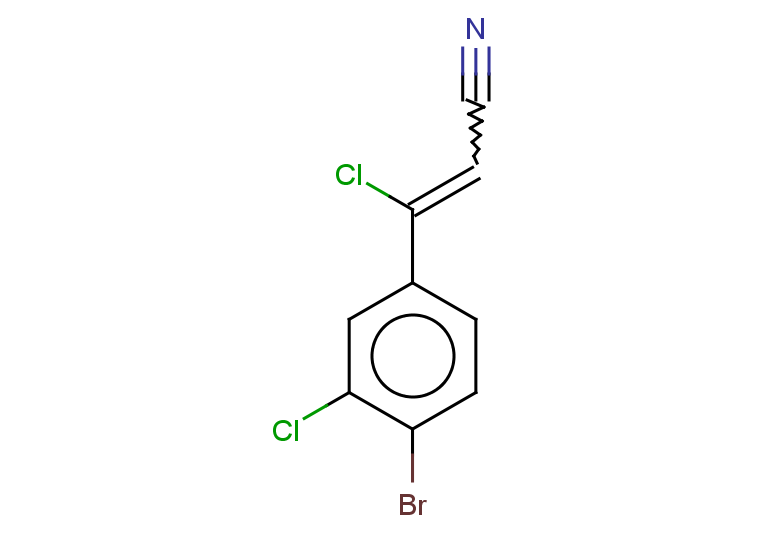 3-(4-bromo-3-chlorophenyl)-3-chloroprop-2-enenitrile