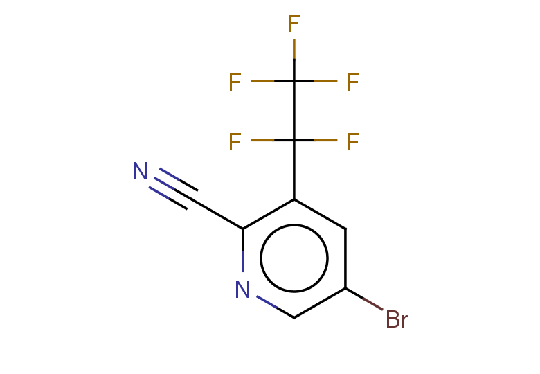 5-bromo-3-(1,1,2,2,2-pentafluoroethyl)pyridine-2-carbonitrile