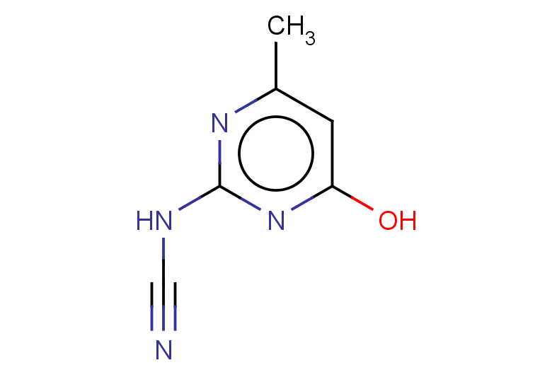 [(4-hydroxy-6-methylpyrimidin-2-yl)amino]formonitrile