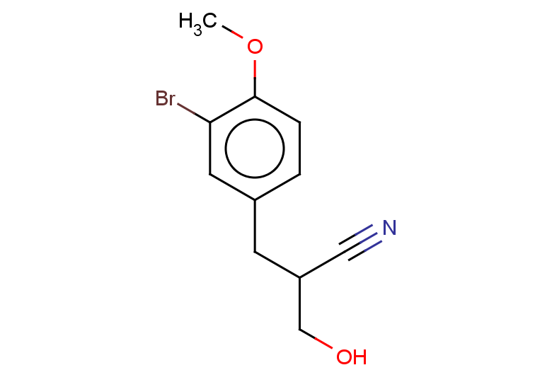2-[(3-bromo-4-methoxyphenyl)methyl]-3-hydroxypropanenitrile