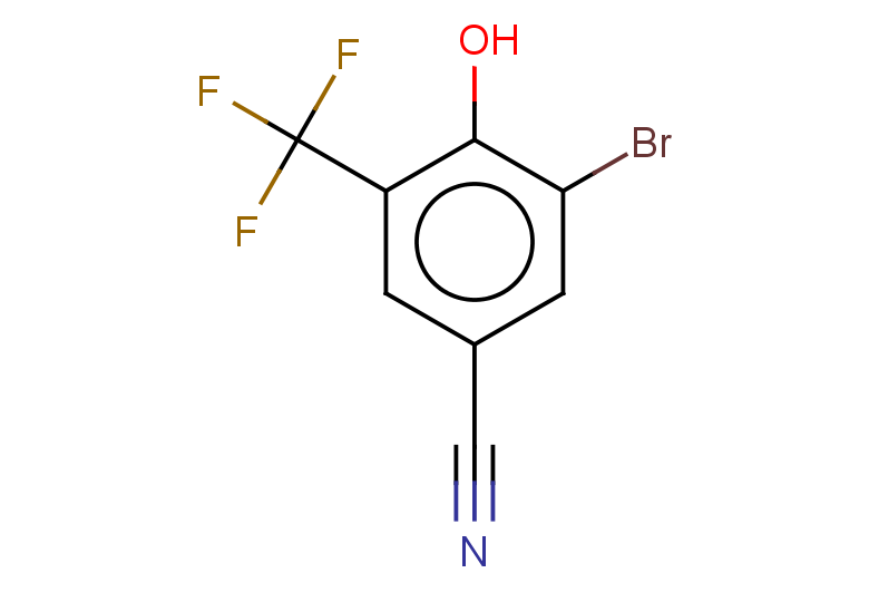 3-bromo-4-hydroxy-5-(trifluoromethyl)benzonitrile