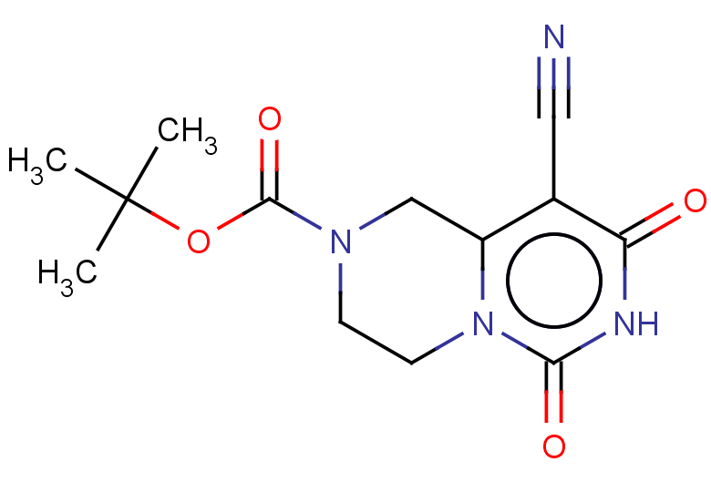 tert-butyl 9-cyano-6,8-dioxo-1H,2H,3H,4H,6H,7H,8H-pyrimido[1,6-a]pyrazine-2-carboxylate