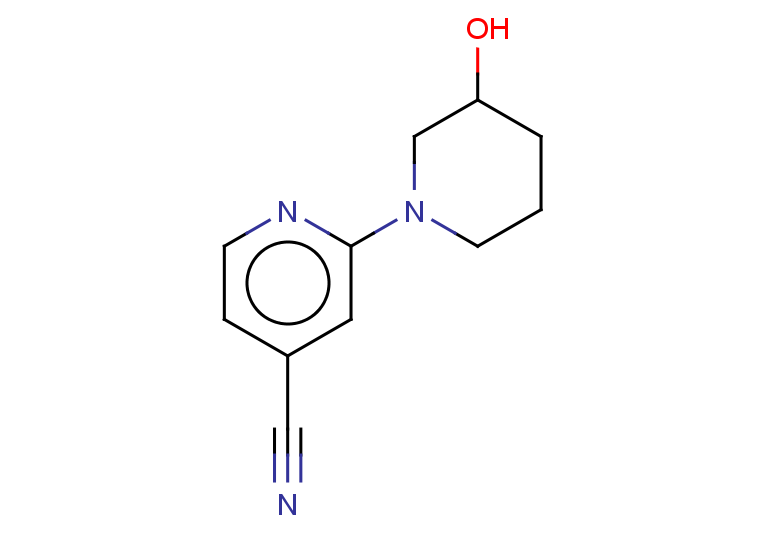 2-(3-hydroxypiperidin-1-yl)pyridine-4-carbonitrile