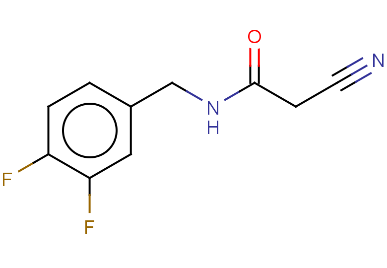 2-cyano-N-[(3,4-difluorophenyl)methyl]acetamide