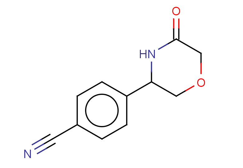 4-(5-oxomorpholin-3-yl)benzonitrile