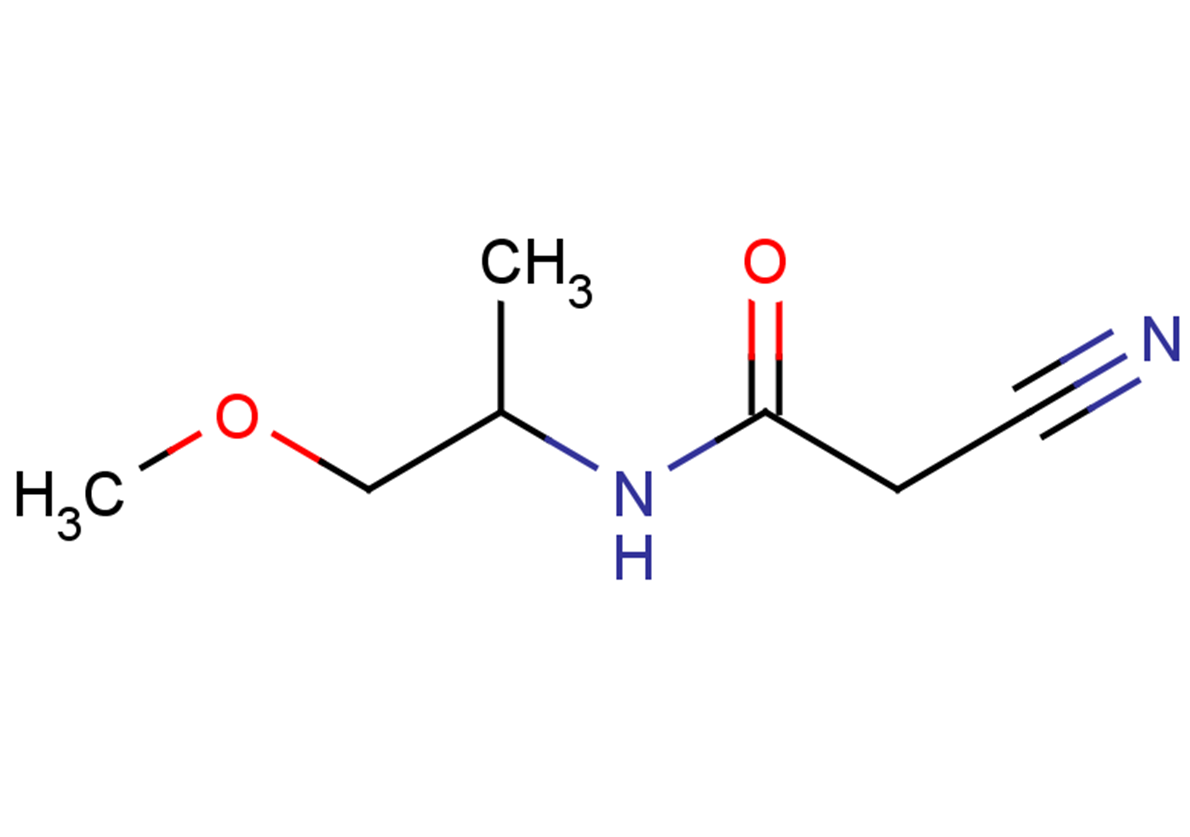2-cyano-N-(1-methoxypropan-2-yl)acetamide