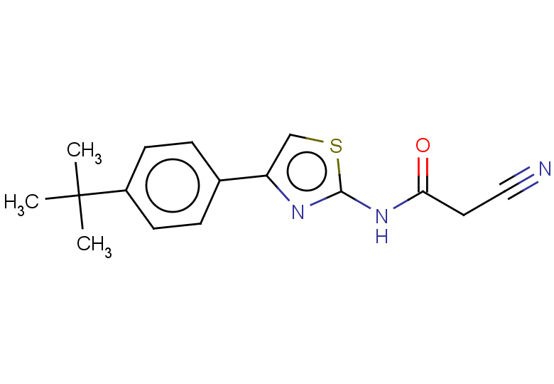 N-[4-(4-tert-butylphenyl)-1,3-thiazol-2-yl]-2-cyanoacetamide