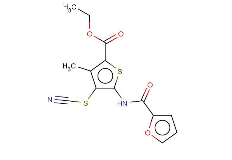 ethyl 4-(cyanosulfanyl)-5-(furan-2-amido)-3-methylthiophene-2-carboxylate