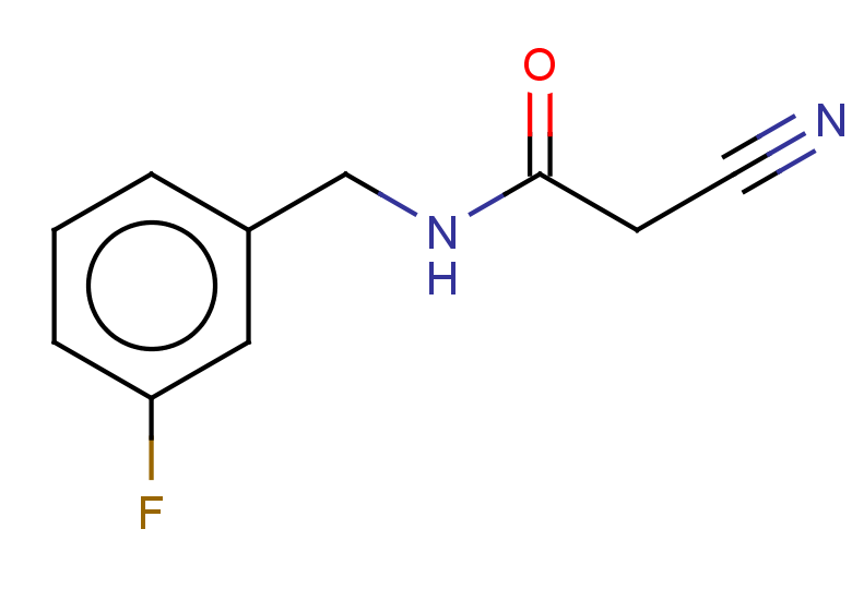 2-cyano-N-[(3-fluorophenyl)methyl]acetamide