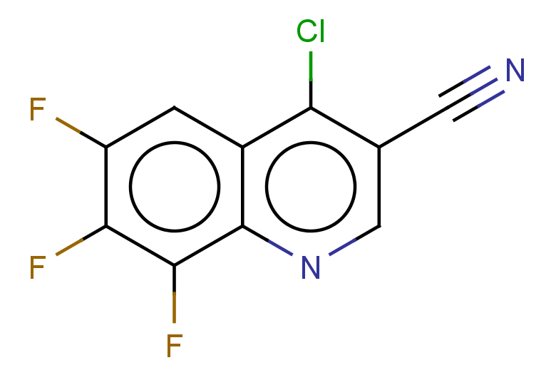4-chloro-6,7,8-trifluoroquinoline-3-carbonitrile