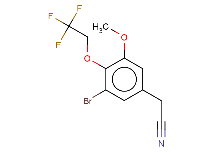 2-[3-bromo-5-methoxy-4-(2,2,2-trifluoroethoxy)phenyl]acetonitrile