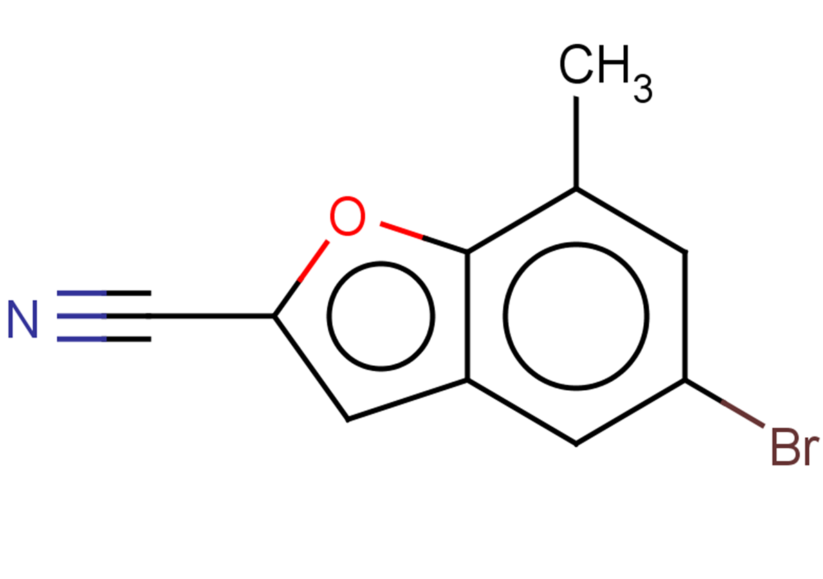 5-bromo-7-methyl-1-benzofuran-2-carbonitrile