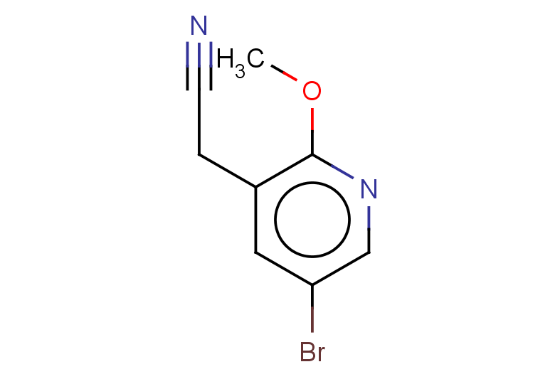 2-(5-bromo-2-methoxypyridin-3-yl)acetonitrile