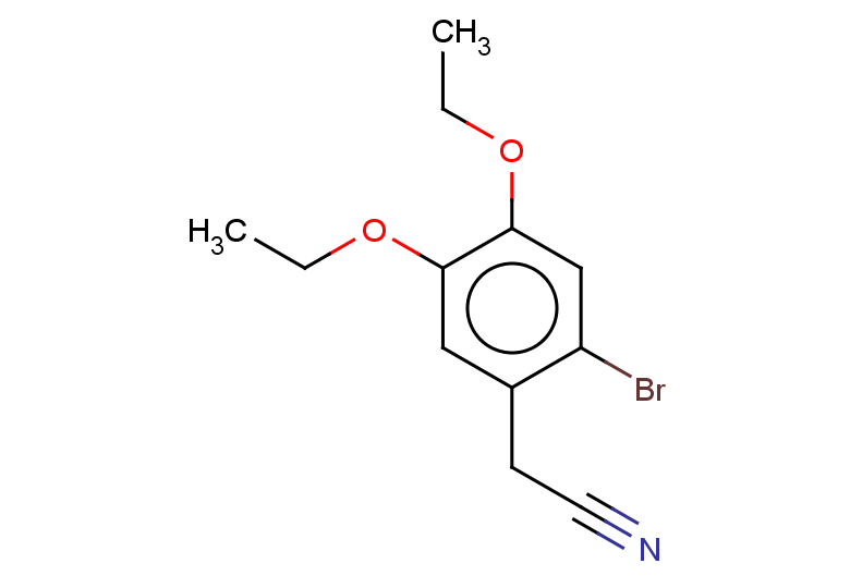 2-(2-bromo-4,5-diethoxyphenyl)acetonitrile