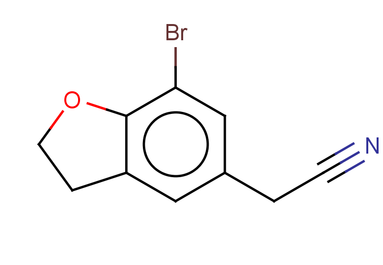 2-(7-bromo-2,3-dihydro-1-benzofuran-5-yl)acetonitrile