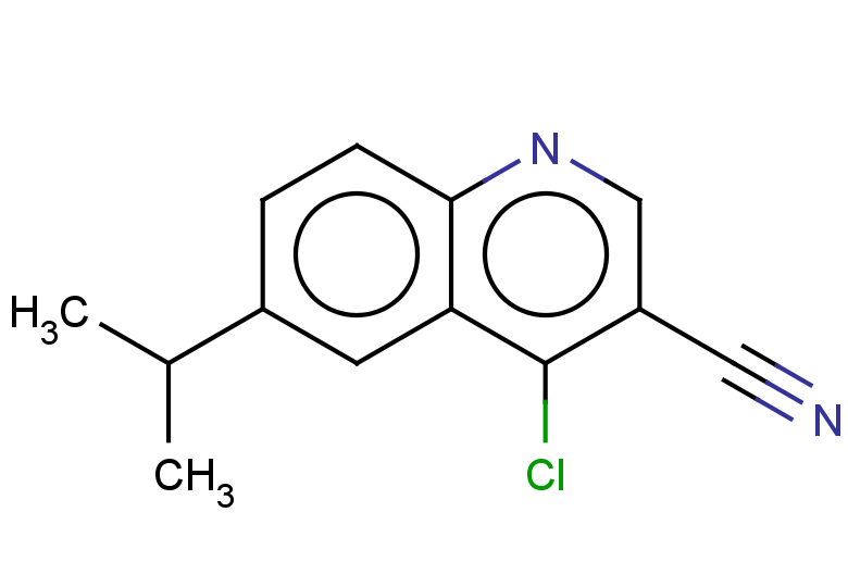4-chloro-6-(propan-2-yl)quinoline-3-carbonitrile