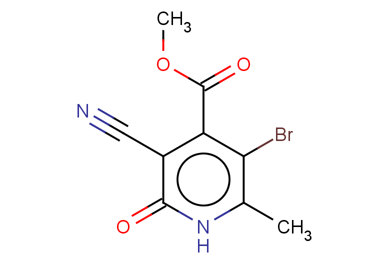 methyl 5-bromo-3-cyano-6-methyl-2-oxo-1,2-dihydropyridine-4-carboxylate