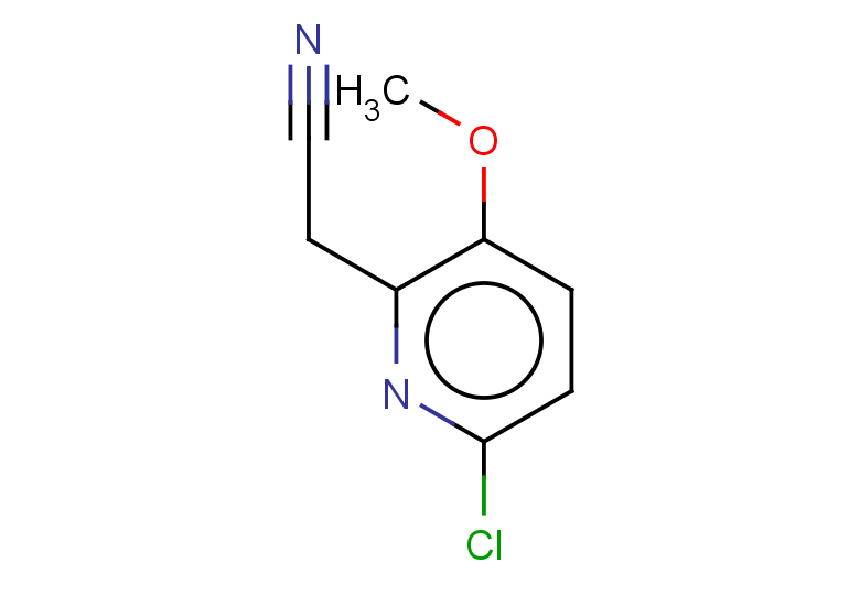 2-(6-chloro-3-methoxypyridin-2-yl)acetonitrile