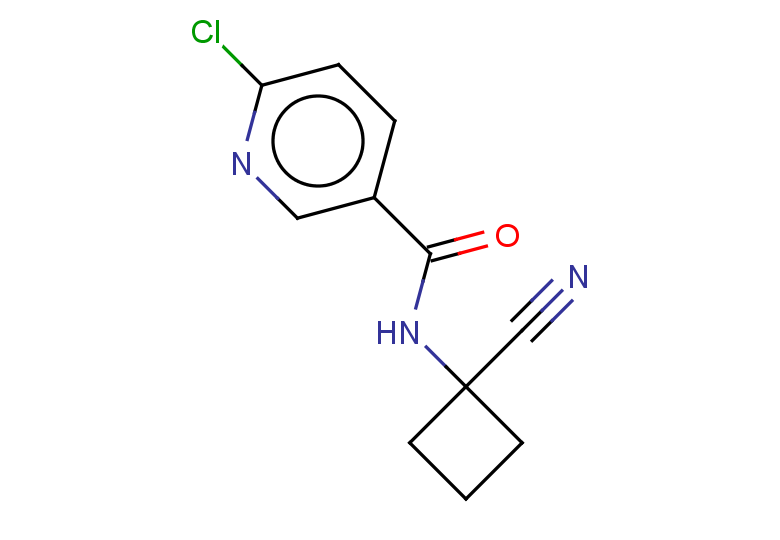 6-chloro-N-(1-cyanocyclobutyl)pyridine-3-carboxamide