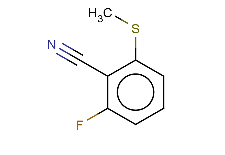 2-fluoro-6-(methylsulfanyl)benzonitrile