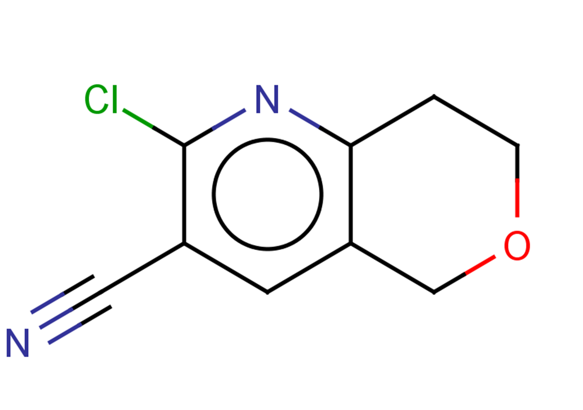 2-chloro-5H,7H,8H-pyrano[4,3-b]pyridine-3-carbonitrile